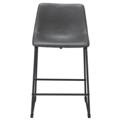 Kirkland's Home Faux Leather Sloped Counter Stools, Set Of 2- Bar Stools & Counter Height Stools