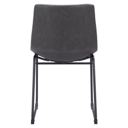 Kirkland's Home Faux Leather Sloped Dining Chairs, Set Of 2- Dining Chairs