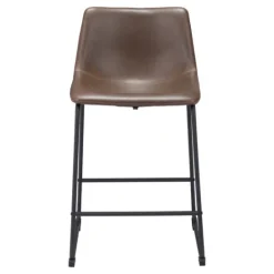 Kirkland's Home Faux Leather Sloped 2-Pc. Counter Stool Set- Bar Stools & Counter Height Stools