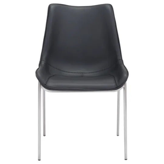 Kirkland's Home Faux Leather Stitch Dining Chairs, Set Of 2- Dining Chairs