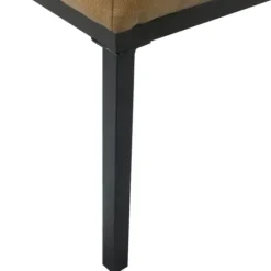 Kirkland's Home Faux Leather Tufted Button Bench- Benches & Ottomans