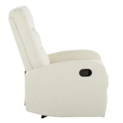 Kirkland's Home Faux Leather Upholstered Slim Recliner- Accent Chairs