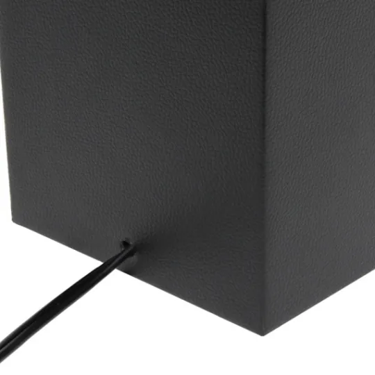 Kirkland's Home Faux Leather Usb Table Lamp- Table Lamps