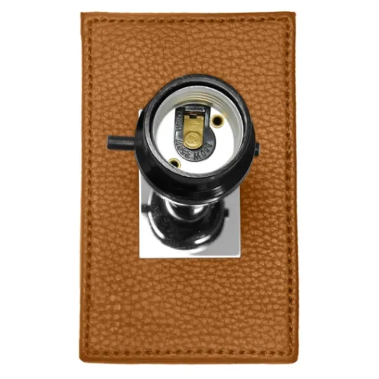 Kirkland's Home Faux Leather Usb Table Lamp- Table Lamps