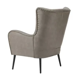 Kirkland's Home Faux Leather Wingback Accent Chair- Accent Chairs