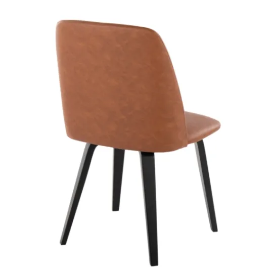 Kirkland's Home Faux Leather Wood Dining Chairs, Set Of 2- Dining Chairs
