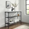 Kirkland's Home Faux Marble Top 3-Tier Melody Console Table- Console Tables