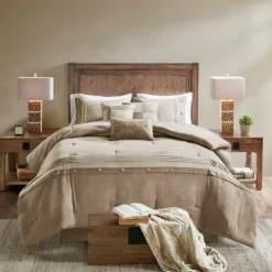 Kirkland's Home Faux Suede 7-Pc. King Comforter Set- Comforters