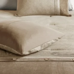 Kirkland's Home Faux Suede 7-Pc. King Comforter Set- Comforters