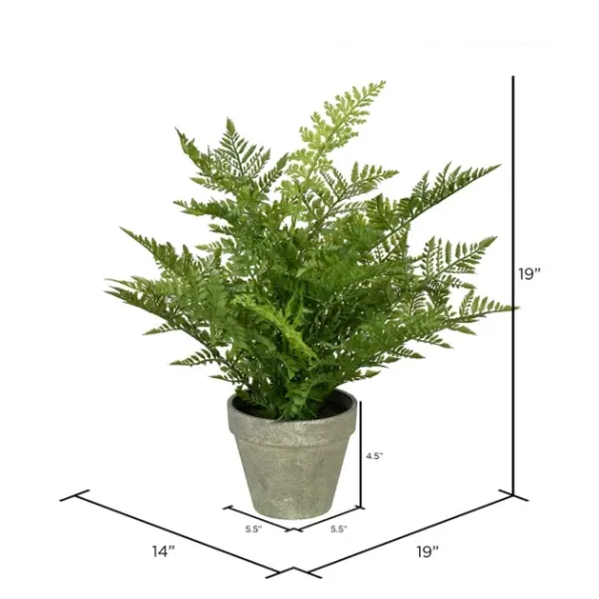 Kirkland's Home Fern Arrangement In Paper Pot- Arrangements & Greenery