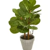 Kirkland's Home Fiddle Leaf Plant Arrangement, 22 In.- Trees & Topiaries