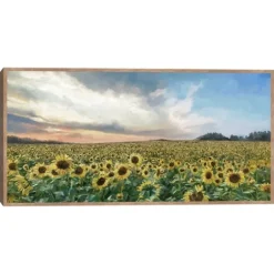 Kirkland's Home Field Of Gold Framed Canvas Art Print- Canvas Art