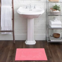 Kirkland's Home Fiesta Plush Reversible Cotton Bath Mat, 34 In.- Bathroom Rugs
