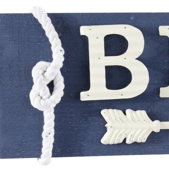 Kirkland's Home Fir Beach Arrow Coastal Wall Plaque- Wall Quotes & Signs