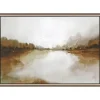 Kirkland's Home Firestone Lake View Framed Canvas Art Print- Framed Art