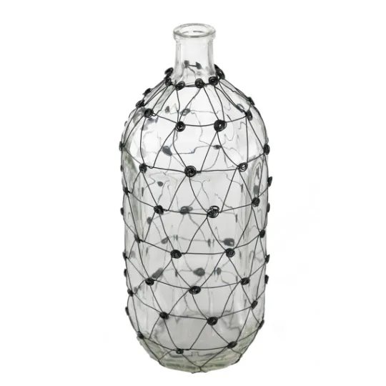 Kirkland's Home Fishnet Wire Wrapped Vase- Vases