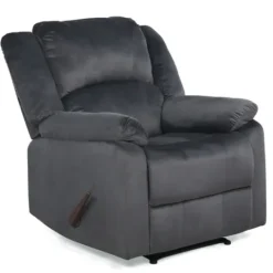 Kirkland's Home Flannel Overstuffed Pull Recliner- Accent Chairs
