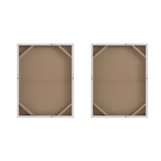 Kirkland's Home Flatland Glitter Canvas Art Prints, Set Of 2- Canvas Art