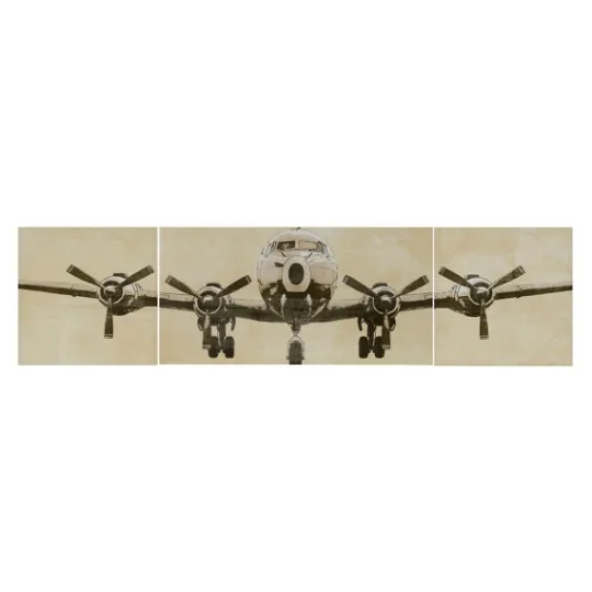 Kirkland's Home Flight Design Canvas Art Prints, Set Of 3- Canvas Art