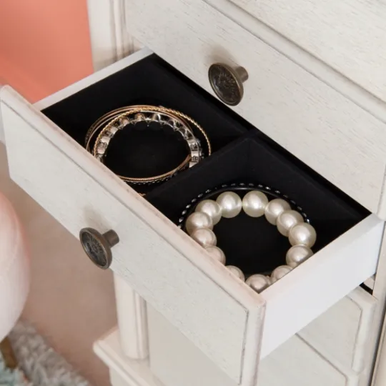 Kirkland's Home Flip Top 5-Drawer Wood Armoire- Dressers & Chests