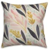 Kirkland's Home Floral And Wheat Pillow- Pillows