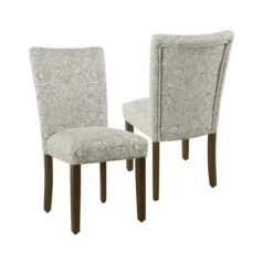 Kirkland's Home Floral Parsons Dining Chairs, Set Of 2- Dining Chairs