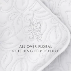 Kirkland's Home Floral Stitch 2-Pc. Twin Quilt Set- Quilts