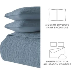 Kirkland's Home Floral Stitch 2-Pc. Twin Quilt Set- Quilts