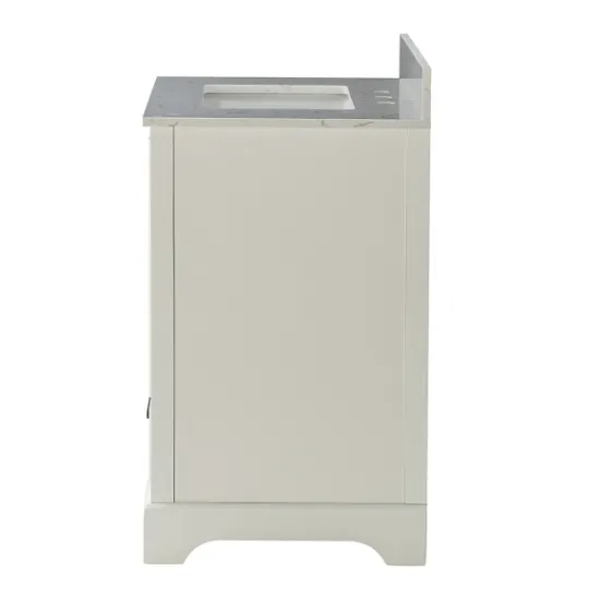 Kirkland's Home Florence Wood Backsplash Sink Vanity- Bathroom Furniture