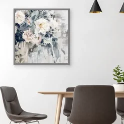Kirkland's Home Flower Impressions Framed Canvas Art Print- Canvas Art
