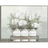 Kirkland's Home Flower Jars Framed Canvas Art Print- Canvas Art