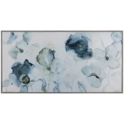 Kirkland's Home Flowering Indigo Floral Framed Art Print- Framed Art