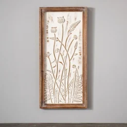 Kirkland's Home Flowers Ii Metal Wall Plaque- Wall Plaques
