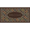 Kirkland's Home Flowery Tiles Entry Doormat- Doormats