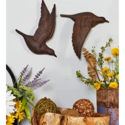 Kirkland's Home Flying Birds Wall Sculptures, Set Of 3- Wall Plaques