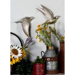 Kirkland's Home Flying Birds Wall Sculptures, Set Of 3- Wall Plaques