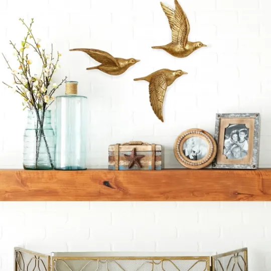 Kirkland's Home Flying Birds Wall Sculptures, Set Of 3- Wall Plaques