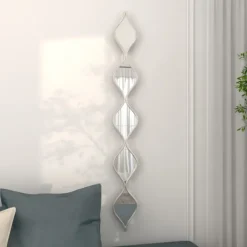 Kirkland's Home Foil Slim Stacked Teardrops Wall Mirror- Decorative Mirrors
