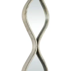 Kirkland's Home Foil Slim Stacked Teardrops Wall Mirror- Decorative Mirrors