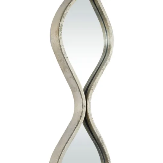 Kirkland's Home Foil Slim Stacked Teardrops Wall Mirror- Decorative Mirrors