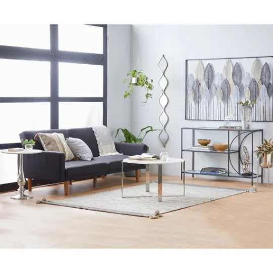 Kirkland's Home Foil Slim Stacked Teardrops Wall Mirror- Decorative Mirrors