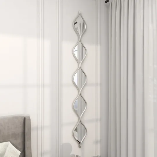 Kirkland's Home Foil Slim Stacked Teardrops Wall Mirror- Decorative Mirrors