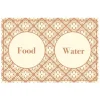 Kirkland's Home Food And Water Bowl Floor Mat, 15X23- Kitchen & Floor Mats