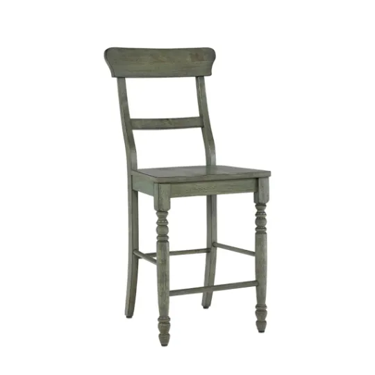 Kirkland's Home Forest Ladder Back Counter Stools, Set Of 2- Bar Stools & Counter Height Stools