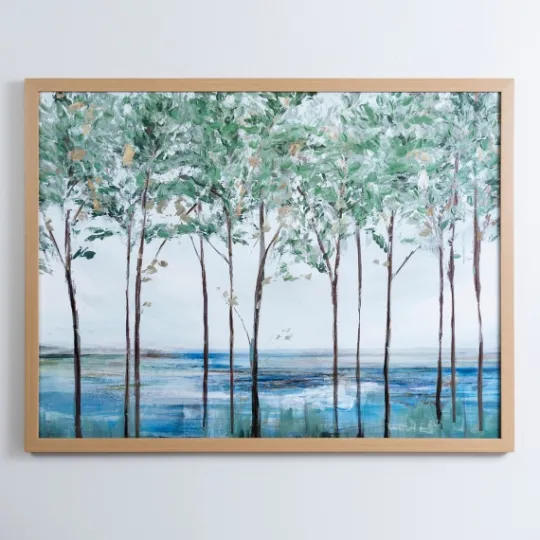 Kirkland's Home Forest Peak Wood Framed Art Print- Framed Art