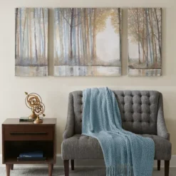 Kirkland's Home Forest Reflections Canvas Art Prints, Set Of 3- Canvas Art
