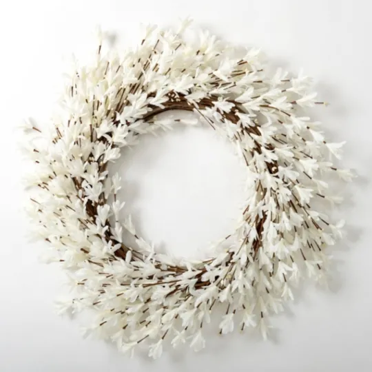 Kirkland's Home Forsythia Flowers Wreath- Wreaths