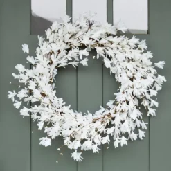Kirkland's Home Forsythia Flowers Wreath- Wreaths