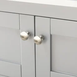 Kirkland's Home Foster Wood Backsplash Sink Vanity- Bathroom Furniture