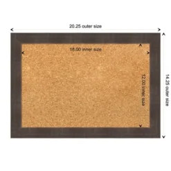 Kirkland's Home Framed Corkboard- Memo & Chalkboards